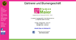 Desktop Screenshot of blumen-maier.de
